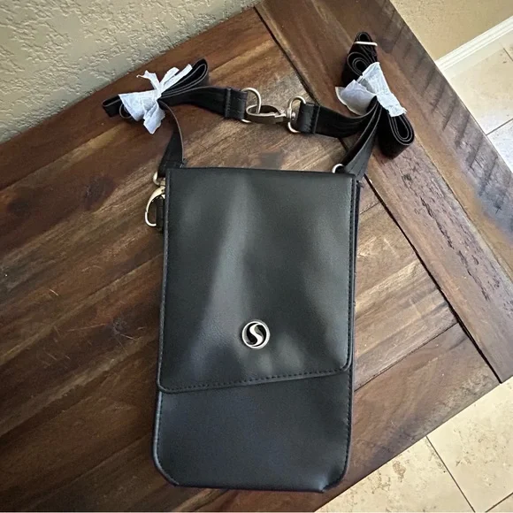 New Sensei Shears Dog Grooming 6-Shear Long Holster Black Leather Crossbody NWOT - Picture 1 of 13